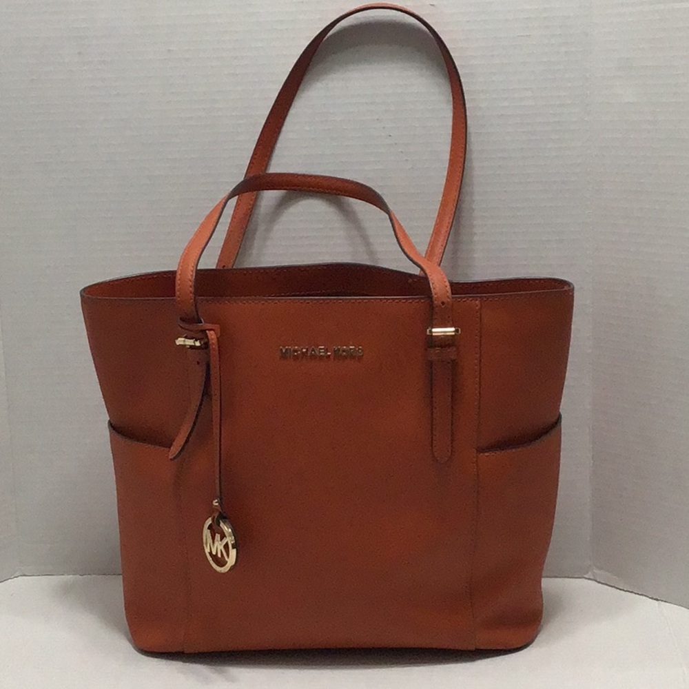 Michael Kors orange purse